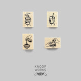 Knoopworks Stamp Coffee Soda Burger Arroz con huevo
