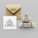 KNOOPWORKS クノープワークス スタンプ ヒイラギ HOLLY 冬 ボタニカル クリスマス はんこ おしゃれ 手帳 ブライダル 102502