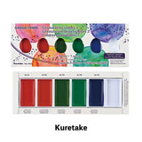 KURETAKE Gansai Abi Granulierfarben 3 5 Farbset