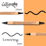 KURETAKE ZIG Twin Black Marker Set 4-Piece Set Black MSTC/4VBK