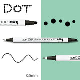 KURETAKE ZIG Twin Black Marker Set 4-Piece Set Black MSTC/4VBK