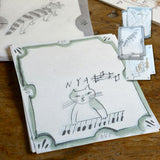 倉敷意匠 Classiky トラネコボンボン 猫ちゃん懐紙 24枚入り 和紙 猫 ネコ ラッピング 一筆箋 お茶 ぽち袋 ネコの日 かわいい おしゃれ 柄 プチギフト プレゼント