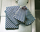 倉敷意匠 Classiky 極厚手ガーゼ ブロックチェック ウォッシュタオル タオル 厚手 ガーゼ ガーゼタオル ハンカチ クロス キッチンクロス チェック かわいい おしゃれ ギフト プレゼント