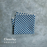 倉敷意匠 Classiky 極厚手ガーゼ ブロックチェック ウォッシュタオル タオル 厚手 ガーゼ ガーゼタオル ハンカチ クロス キッチンクロス チェック かわいい おしゃれ ギフト プレゼント