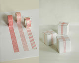 倉敷意匠 Classiky mitsou マスキングテープ 水玉 縞 格子 レッド ブルー 奥村麻利子 マステ コラージュ カード 手紙 手帳 かわいい おしゃれ ギフト プレゼント