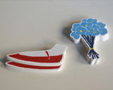 Classiky Mitsu Mitsou 40 피스 컷 아웃 카드 세트 KS-ST029