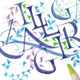 くれたけ 呉竹 ZIG メモリーシステムカリグラフィー 3色 セット Blue Green Kiwi Mint Orange Brown Platinum Blue Rose Pink Violet Pink カリグラフィー用マーカー 水性顔料 水性 カラーペン