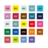 くれたけ 呉竹 ZIG メモリーシステムカリグラフィー 24色 セット カリグラフィー用マーカー 水性顔料 水性 カラーペン MS-3400/24V