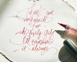 くれたけ 呉竹 ZIG LETTER PEN COCOIRO ジグ レターペン ココイロ 極細 ブラック マーカー カラーペン 筆ペン 水性染料 水性 筆記具 文房具 事務用品 オフィス