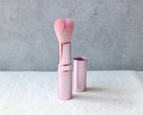 熊野筆 晃祐堂 モバイルチークブラシ ハート ピンク 山羊 ポリエステル MCH-P メイク モバイル ポータブル 携帯 チーク ブラッシュ ブラシ フェイスブラシ 熊野 化粧筆 化粧ブラシ