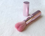 熊野筆 晃祐堂 モバイルチークブラシ ハート ピンク 山羊 ポリエステル MCH-P メイク モバイル ポータブル 携帯 チーク ブラッシュ ブラシ フェイスブラシ 熊野 化粧筆 化粧ブラシ