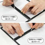 Kiwami LRオールアルミ3面定規 16cm ブラック ブロンズ シルバー ホワイト 黒 茶色 銀 白 左右利き手対応 アルミ製 高精度 日本製 筆記用具 文具 共栄プラスチック ステーショナリー KYOEI PLASTIC LR All-Aluminum 3-Sided Ruler 16cm