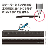 Kiwami LR左右利き手対応アルミ定規 15cm ブラック ブロンズ ゴールド シルバーグレー シルバー ホワイト 黒 茶色 グレー 銀 白 左右利き手対応 アルミ製 高精度 日本製 筆記用具 文具 共栄プラスチック ステーショナリー KYOEI PLASTIC LR All-Aluminum 3-Sided Ruler 16cm