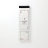 大枝活版室 OEDA LETTERPRESS 3 pattern labelbook Noble