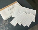 大枝活版室 OEDA LETTERPRESS 4 ornament label book ラベルブック Frame Black Bronze MIZUASAGI SAKURA フレーム ブラック ブロンズ 水浅葱 桜 ラベル メモ メモ帳 カード メッセージカード 手帳 ミシン目 活版印刷 コラージュ