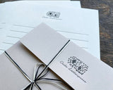 大枝活版室 OEDA LETTERPRESS Letter set レターセット forest くろ 野ぶどう 忘れな草 便箋 便せん 手紙 レター 封筒 花 メッセージカード 活版印刷 ギフト