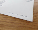 大枝活版室 OEDA LETTERPRESS Letter set レターセット forest くろ 野ぶどう 忘れな草 便箋 便せん 手紙 レター 封筒 花 メッセージカード 活版印刷 ギフト