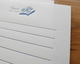 大枝活版室 OEDA LETTERPRESS Letter set レターセット forest くろ 野ぶどう 忘れな草 便箋 便せん 手紙 レター 封筒 花 メッセージカード 活版印刷 ギフト