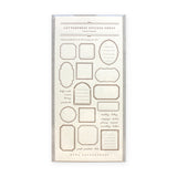오에다 활판실 OEDA LETTERPRESS sticker sheet FRAME