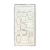 오에다 활판실 OEDA LETTERPRESS sticker sheet FRAME