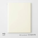 MDノート MD PRODUCT A4変形判 リニューアル 無罫 マガジンサイズ ブレインストーミング 曼荼羅チャート ラフスケッチ 会議用 素朴 クリーム色 無地 日記帳 手帳 レシピ MDプロダクト