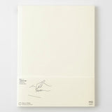 MDノート MD PRODUCT A4変形判 リニューアル 無罫 マガジンサイズ ブレインストーミング 曼荼羅チャート ラフスケッチ 会議用 素朴 クリーム色 無地 日記帳 手帳 レシピ MDプロダクト