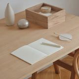 MDノート MD PRODUCT 厚口 リニューアル A5 A5スクエア 無罫 マーカー 水彩 筆ペン画 マインドマップ イラスト スケッチ 素朴 クリーム色 無地 日記帳 手帳 文具好き MDプロダクト