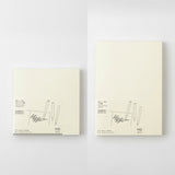 MDノート MD PRODUCT 厚口 リニューアル A5 A5スクエア 無罫 マーカー 水彩 筆ペン画 マインドマップ イラスト スケッチ 素朴 クリーム色 無地 日記帳 手帳 文具好き MDプロダクト