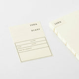 MDノート MD PRODUCT 厚口 リニューアル A5 A5スクエア 無罫 マーカー 水彩 筆ペン画 マインドマップ イラスト スケッチ 素朴 クリーム色 無地 日記帳 手帳 文具好き MDプロダクト