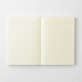 MDノート MD PRODUCT 文庫サイズ リニューアル 無罫 横罫 方眼罫 ドット方眼 A6相当 小説サイズ 持ち運び 携帯用 素朴 クリーム色 無地 罫線 読書ノート 日記帳 手帳 レシピ MDプロダクト
