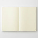 MDノート MD PRODUCT A5 1日1ページ 端カット用ミシン目入り リニューアル 無罫 ドット方眼 デイリーログ 日記 振り返りノート 日々の記録 シンプル 素朴 無地 日記帳 文具好き MDプロダクト