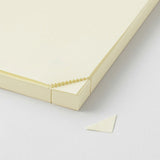 MDノート MD PRODUCT A5 1日1ページ 端カット用ミシン目入り リニューアル 無罫 ドット方眼 デイリーログ 日記 振り返りノート 日々の記録 シンプル 素朴 無地 日記帳 文具好き MDプロダクト