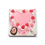 Pastry Chef Hedgehog Memo 40 Sheets 80×80mm A Decorative Cake B Present Bear