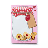 パティシエハリネズミ メモ 40枚 122×90mm C メイソンジャー D レモンとリス E チェリーケーキ F パン袋とパンダのコロロ G スイーツ柄