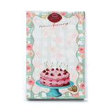 パティシエハリネズミ メモ 40枚 122×90mm C メイソンジャー D レモンとリス E チェリーケーキ F パン袋とパンダのコロロ G スイーツ柄