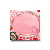 Konditorskoch Hedgehog Memo 40 Blätter 80 × 80 mm Ein dekorativer Kuchen B präsentieren Bär