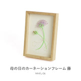 hare mizuhiki ハレ 水引フレーム 母の日のカーネーション 紫陽花