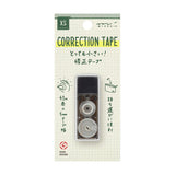Midori XS correction tape black white