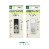Midori XS correction tape black white