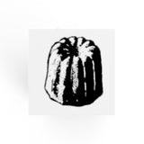 Pastry Chef Hedgehog Stamp 12 x 12mm Pudding Fountain Pen Cook's Hat Squirrel Jam Star Gerbera Tea Pod Coffee Cup Canelé Candy Croissant