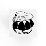 Sello de erizo de pastelero, 12 x 12 mm, bote para dulces, servidor de café, corona, galleta Frappuccino, cerveza, burbujas de jabón