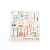TO-Mei HAN stationery tool box sewing tool box tools tool box clear stamp