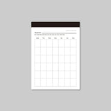 Knoopworks A6 Memo Daily Weekly Monthly Titel Untitled Gewohnheit Tracker