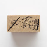 Kinotorico Stamp No.06 Hand No.28 ECRIRE No.57 LetterHand