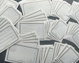 大枝活版室 OEDA LETTERPRESS Assort Card box アソートカードボックス mellow silver メロウ シルバー カード メッセージカード 手帳 メモ 活版印刷 ギフト