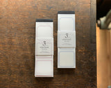 大枝活版室 OEDA LETTERPRESS 3 pattern labelbook ラベルブック frame Red & Bronze Blue & Black フレーム レッド ブロンズ ブルー ブラック ラベル メモ メモ帳 カード メッセージカード 3パターン 3柄 手帳 ミシン目 活版印刷 コラージュ