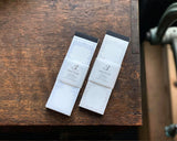 大枝活版室 OEDA LETTERPRESS 3 pattern labelbook ラベルブック classic Royalblue & Silver Bronze & Black クラシック ロイヤルブルー ブルー シルバー ブロンズ ブラック ラベル メモ メモ帳 カード メッセージカード 3パターン 3柄 手帳 ミシン目 活版印刷 コラージュ