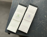 大枝活版室 OEDA LETTERPRESS 5 frame label book ラベルブック Bronze & Dark blue Silver & Red Green & Black Purple & beige Light green & beige ラベル メモ メモ帳 カード メッセージカード 手帳 ミシン目 活版印刷 コラージュ