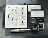 大枝活版室 OEDA LETTERPRESS 4 ornament label book ラベルブック Frame Black Bronze MIZUASAGI SAKURA フレーム ブラック ブロンズ 水浅葱 桜 ラベル メモ メモ帳 カード メッセージカード 手帳 ミシン目 活版印刷 コラージュ