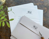 大枝活版室 OEDA LETTERPRESS Letter set レターセット forest くろ 野ぶどう 忘れな草 便箋 便せん 手紙 レター 封筒 花 メッセージカード 活版印刷 ギフト